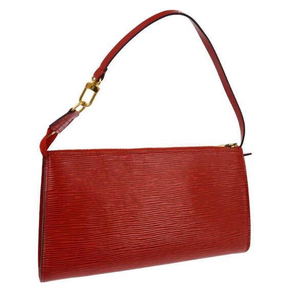 Louis Vuitton Red Epi Pochette Accessoires 24 Handbag - Picture 1 of 8